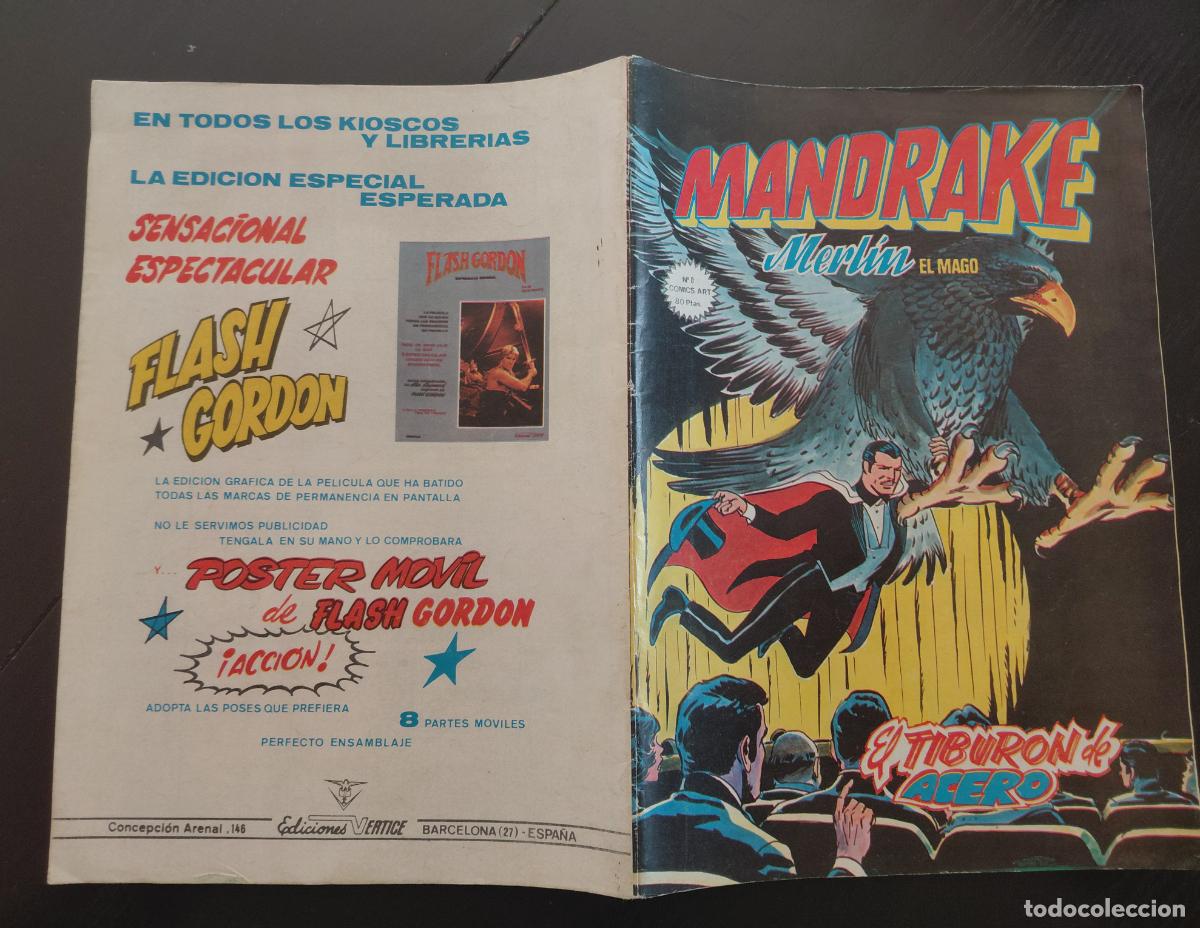 Comics: Mandrake el Mago Merlin Vertice N&ordm; 8
