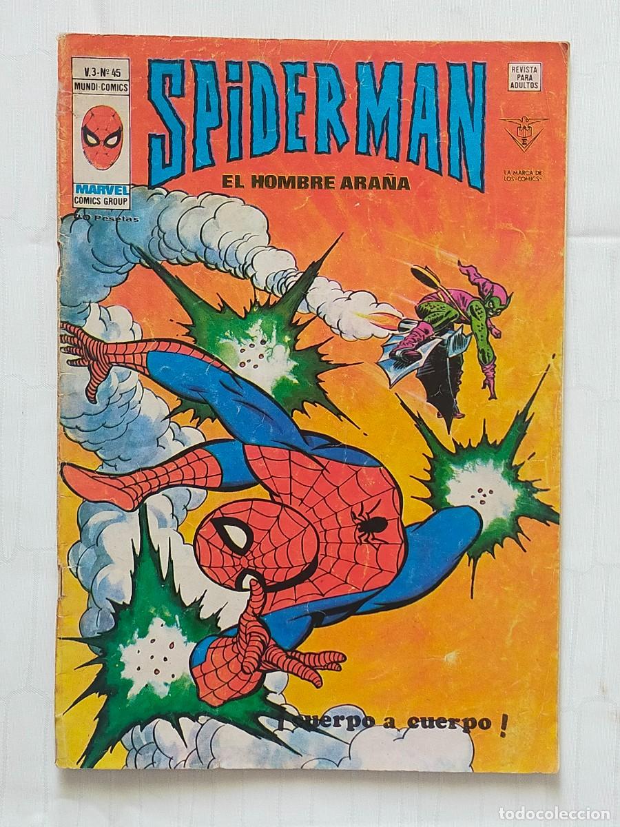 C&oacute;mics: SPIDERMAN EL HOMBRE ARA&Ntilde;A V 3 N&ordm; 45: &iexcl;CUERPO A CUERPO&iexcl; - VERTICE, MUNDI COMICS 1978