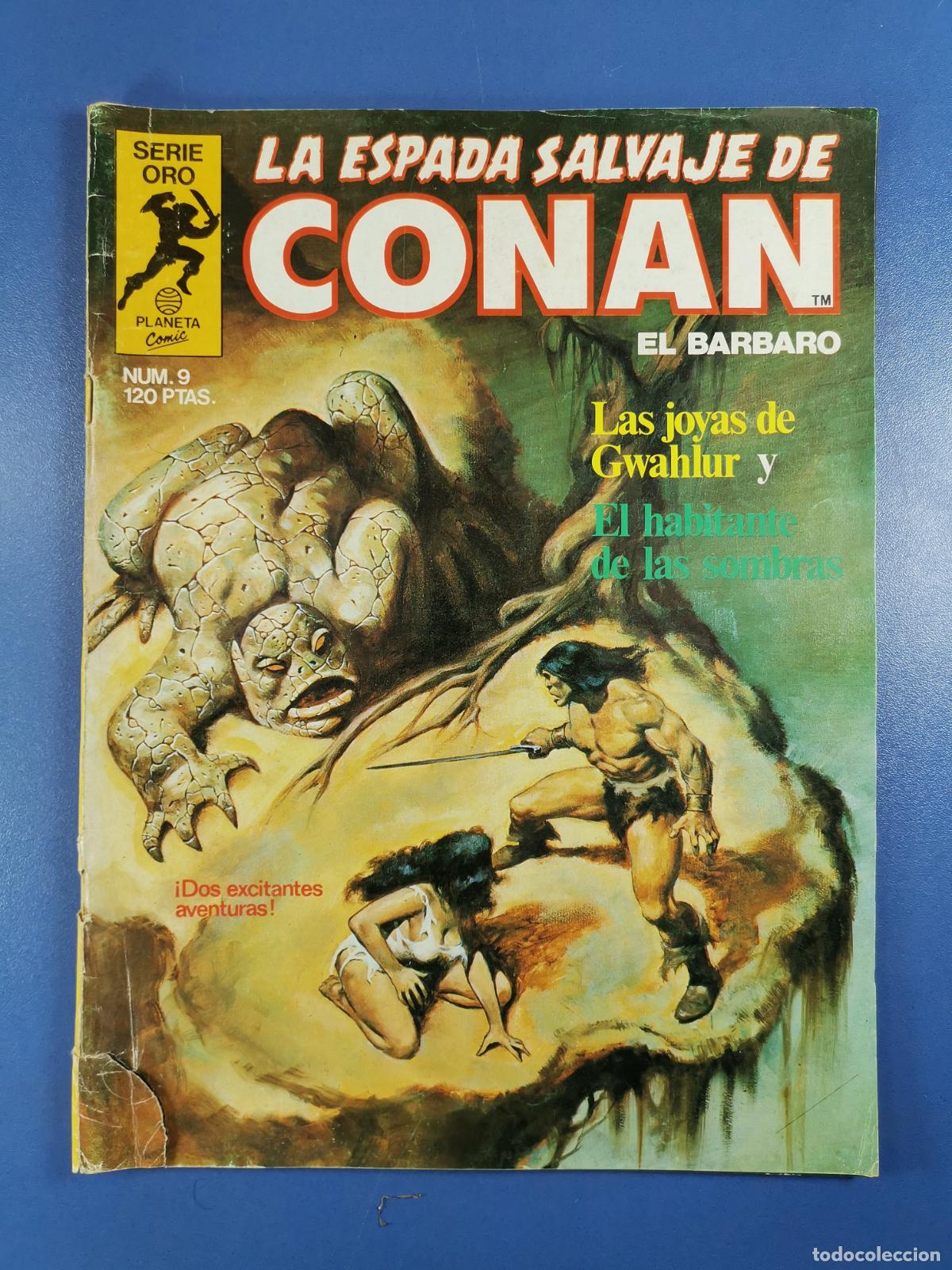 Comics: LA ESPADA SALVAJE DE CONAN EL BARBARO - N&ordm; 9 - SERIE ORO - PLANETA COMIC