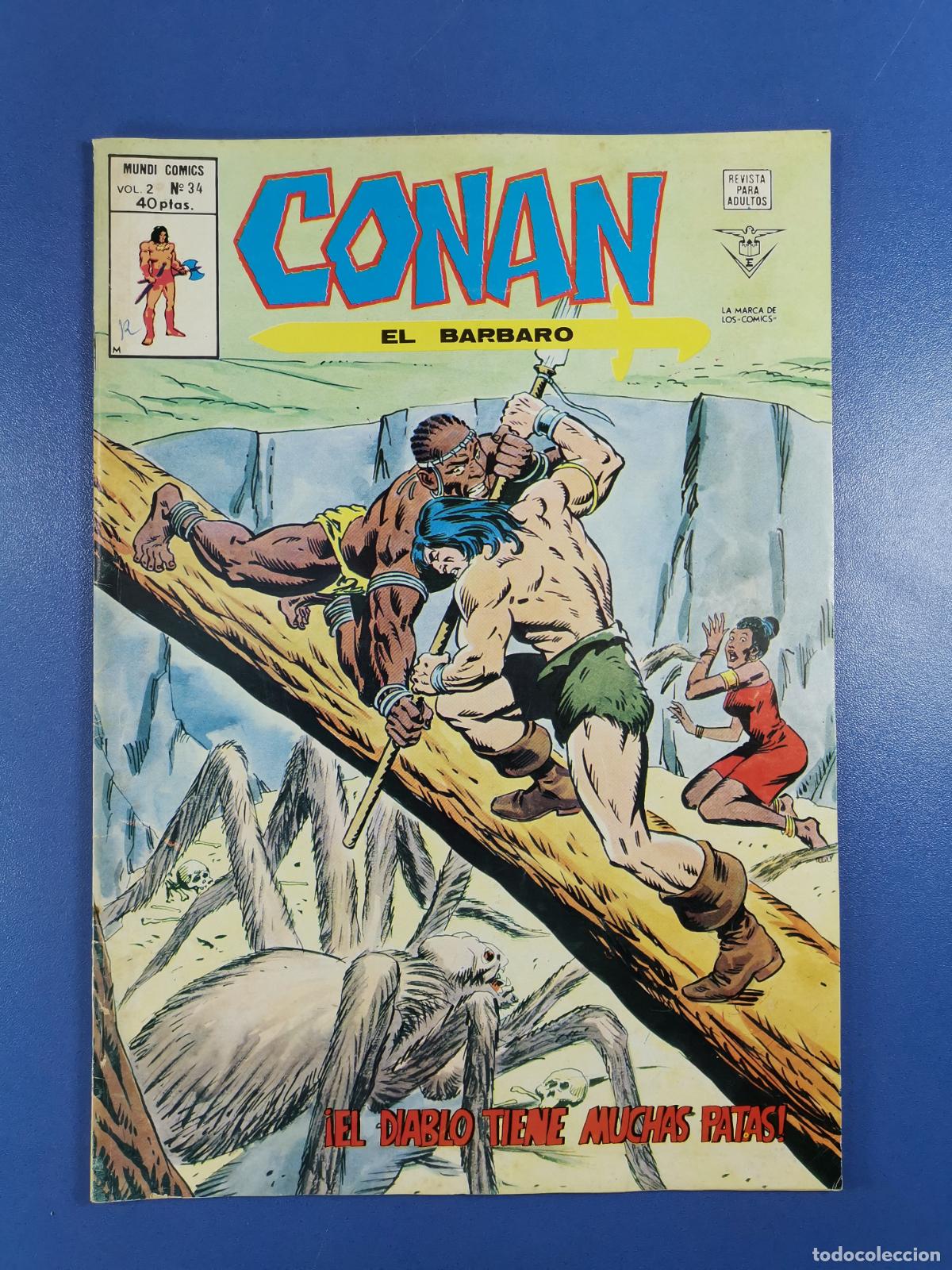 Comics: CONAN EL BARBARO - VOL. 2 N&ordm; 34 - MUNDI COMICS - VERTICE