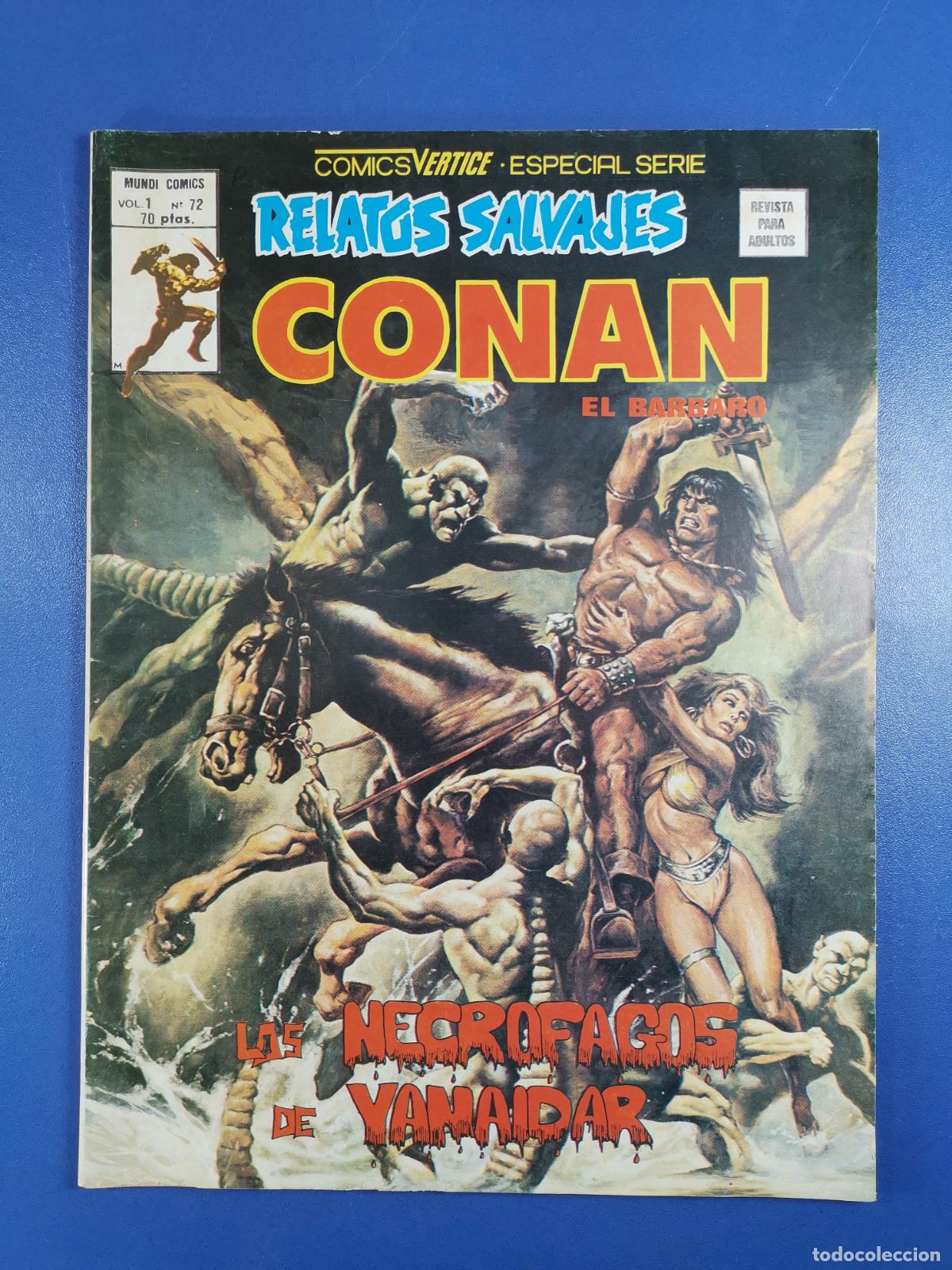 Comics: RELATOS SALVAJES CONAN EL BARBARO - VOL. 1 N&ordm; 72 - MUNDI COMICS - VERTICE