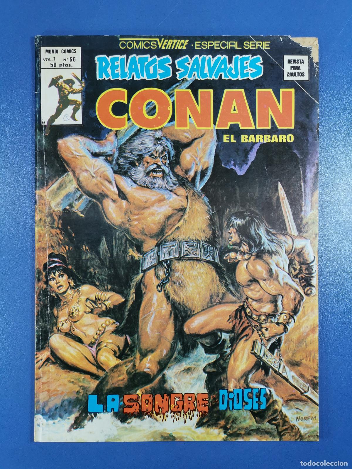 Comics: RELATOS SALVAJES CONAN EL BARBARO - VOL. 1 N&ordm; 66 - MUNDI COMICS - VERTICE