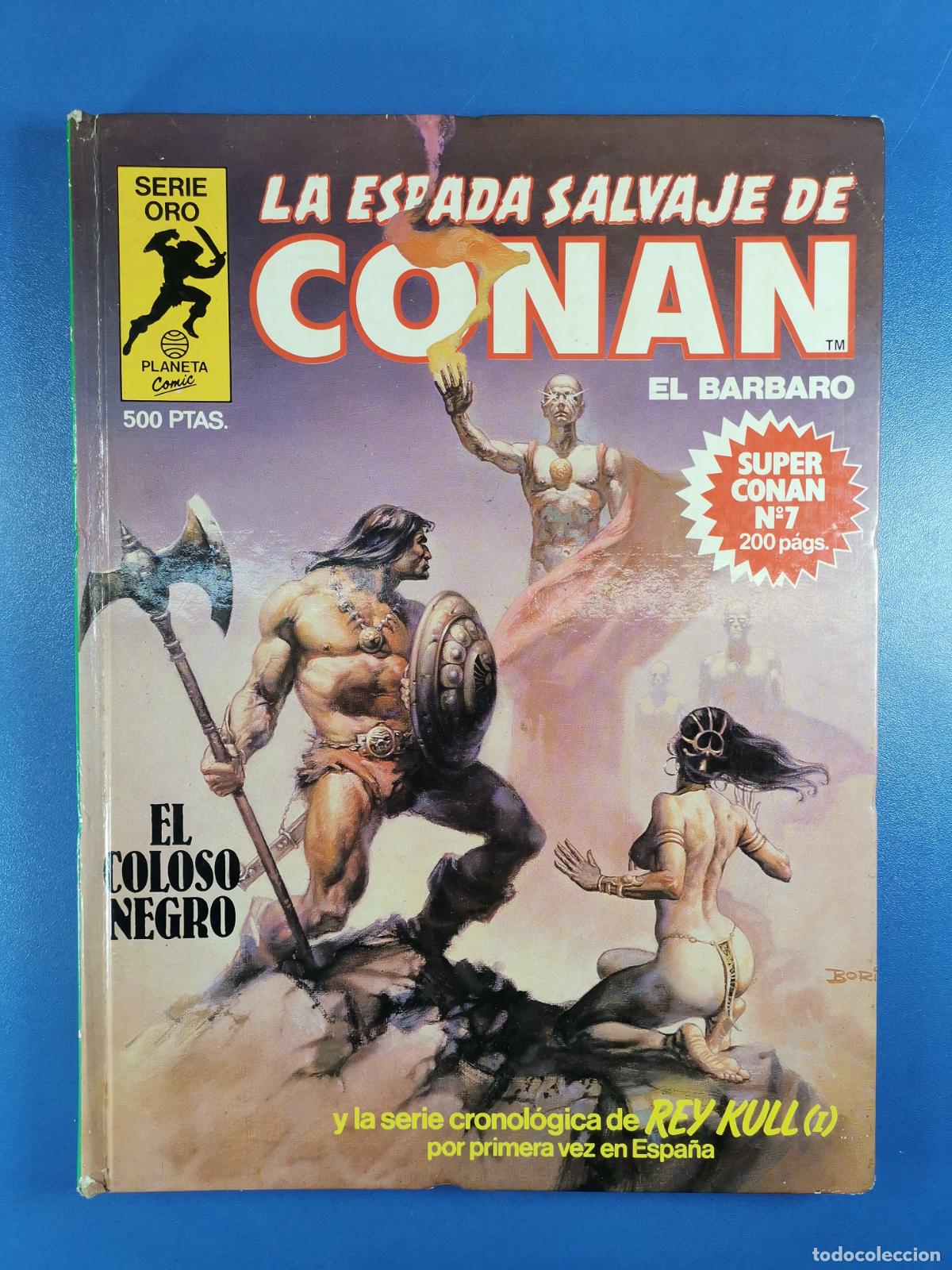 Comics: LA ESPADA SALVAJE DE CONAN EL BARBARO - N&ordm; 7 - TAPA DURA - SERIE ORO - PLANETA COMIC