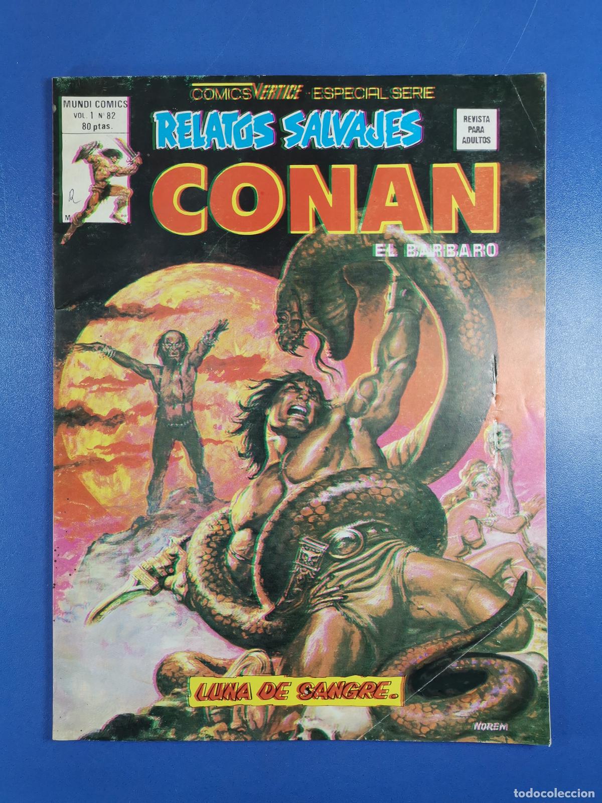 Comics: RELATOS SALVAJES CONAN EL BARBARO - VOL. 1 N&ordm; 82 - MUNDI COMICS - VERTICE
