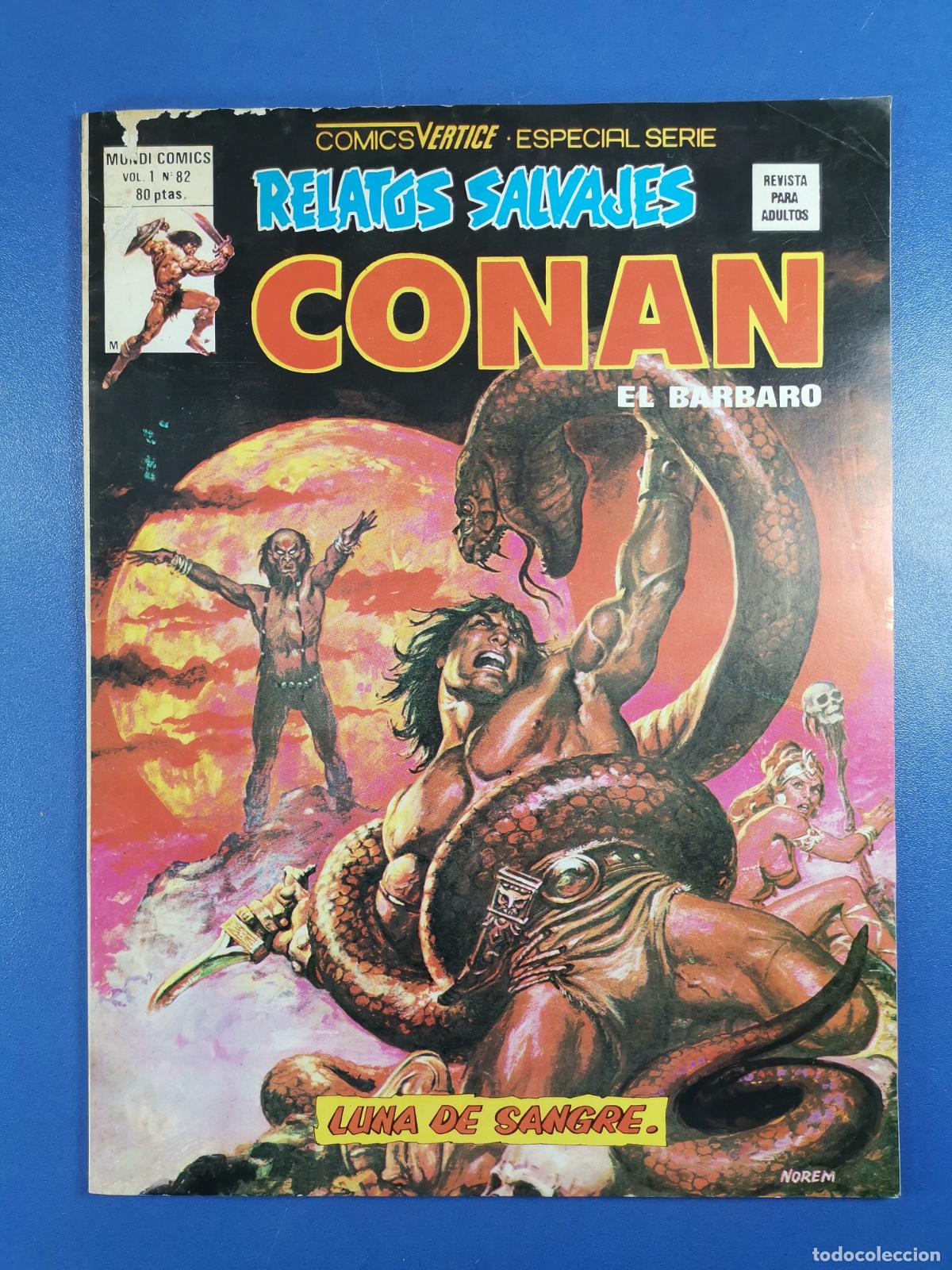 Comics: RELATOS SALVAJES CONAN EL BARBARO - VOL. 1 N&ordm; 82 - MUNDI COMICS - VERTICE