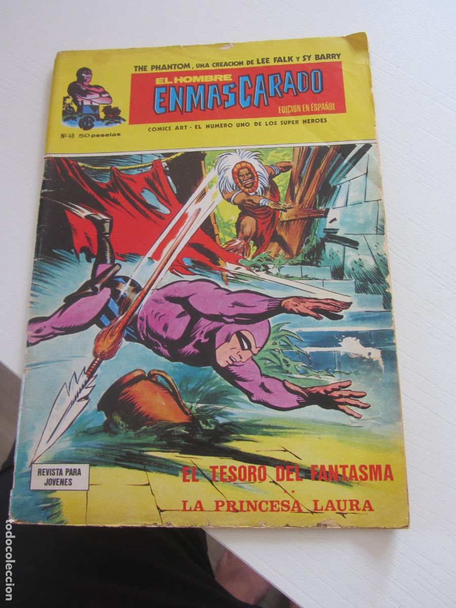 C&oacute;mics: EL HOMBRE ENMASCARADO. VOL. 1. N&ordm; 48. EDICIONES VERTICE arx151