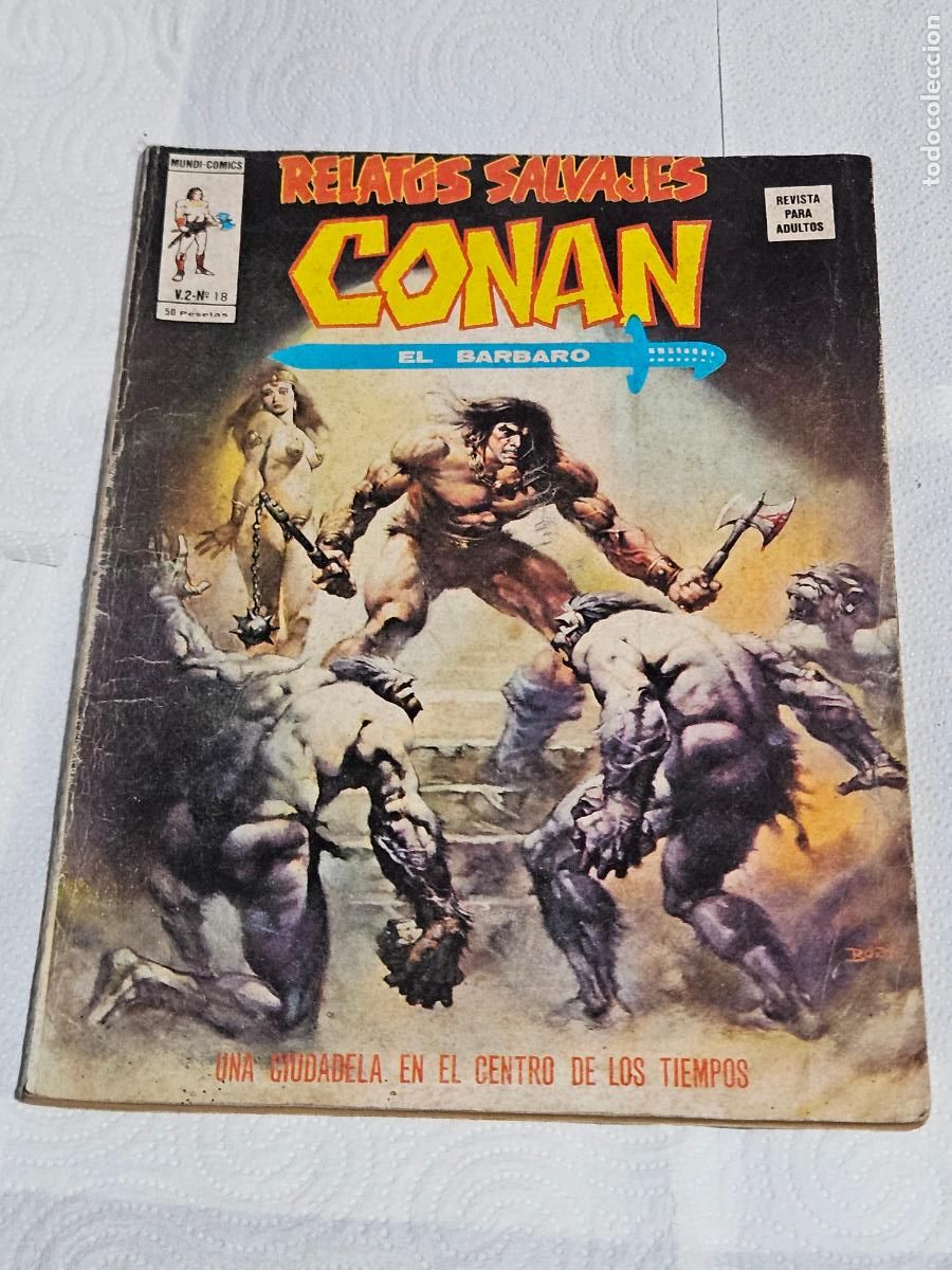 C&oacute;mics: CONAN EL BARBARO N&ordm; 18 VOL. 2 - UNA CIUDADELA EN EL CENTRO DE LOS TIEMPOS - VERTICE -