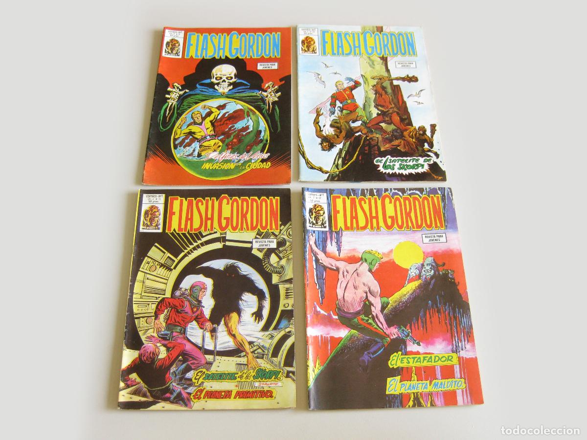 C&oacute;mics: GRAN LOTE DE 16 COMICS DE FLASH GORDON. COMICS ART. VOL. 2. EDICIONES VERTICE. - Foto 2