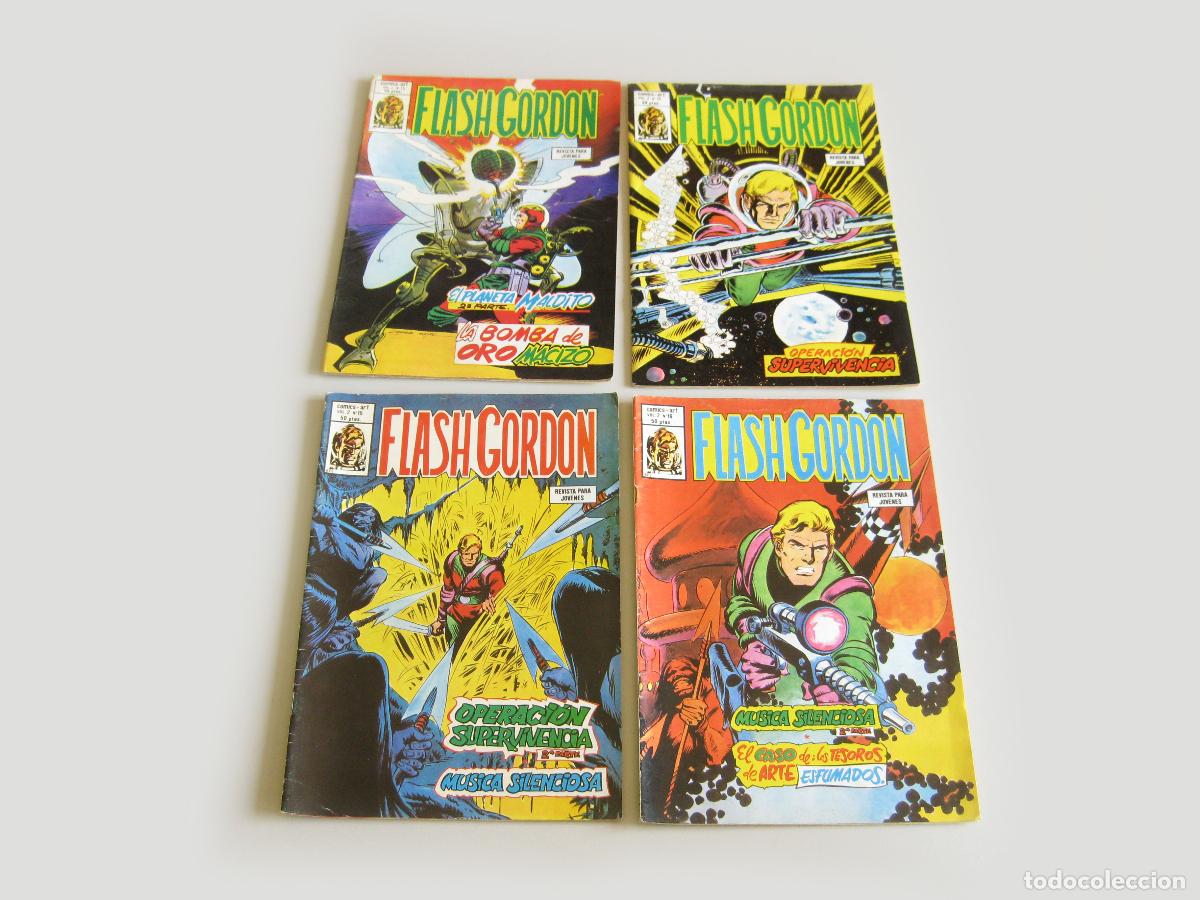 C&oacute;mics: GRAN LOTE DE 16 COMICS DE FLASH GORDON. COMICS ART. VOL. 2. EDICIONES VERTICE. - Foto 3