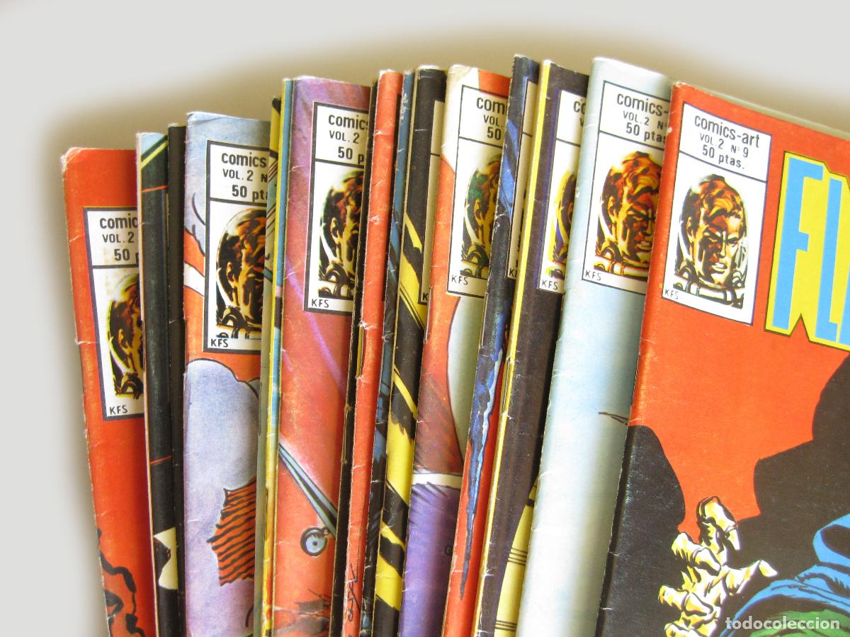 C&oacute;mics: GRAN LOTE DE 16 COMICS DE FLASH GORDON. COMICS ART. VOL. 2. EDICIONES VERTICE. - Foto 6