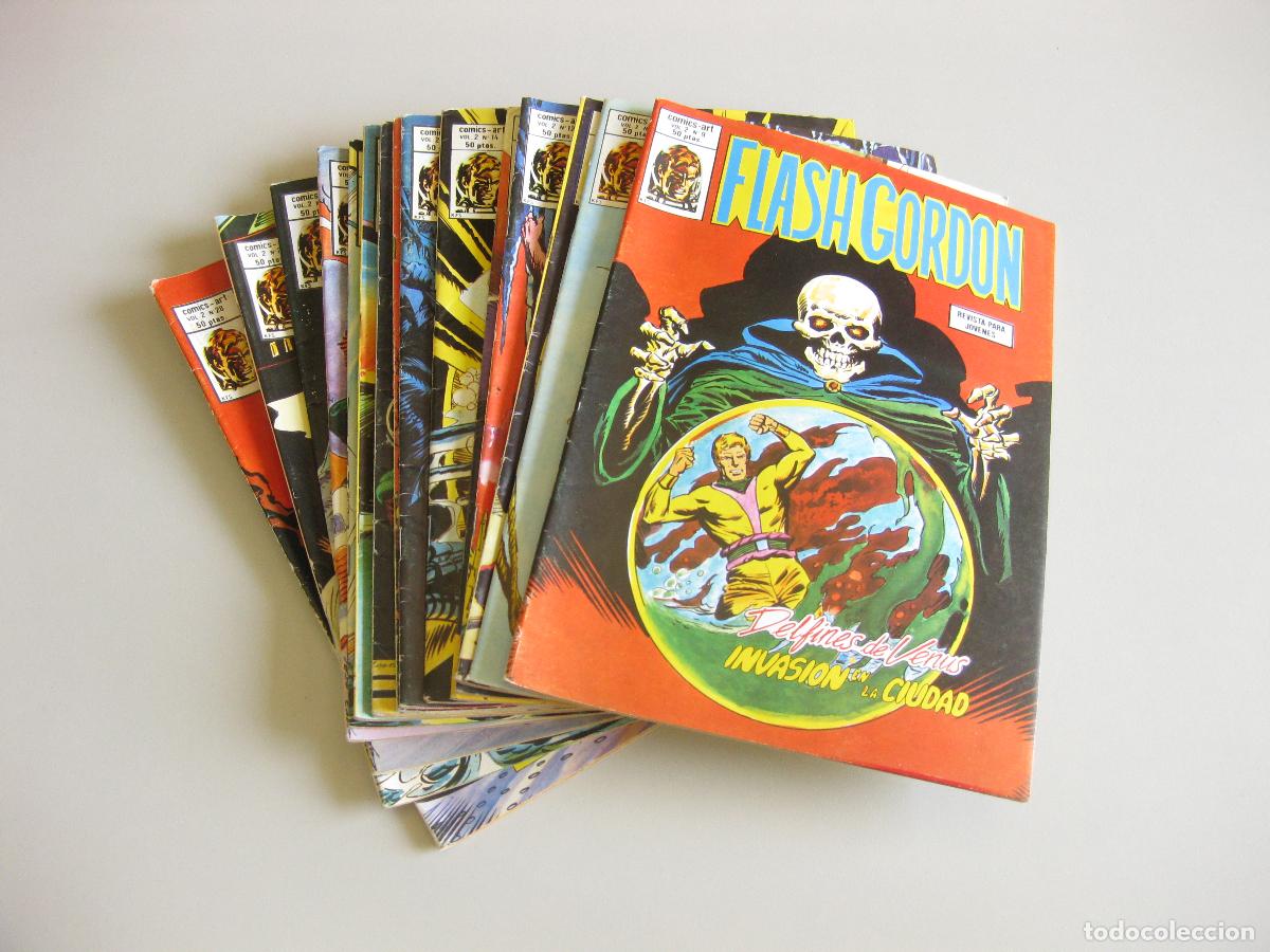 Comics: GRAN LOTE DE 16 COMICS DE FLASH GORDON. COMICS ART. VOL. 2. EDICIONES VERTICE.