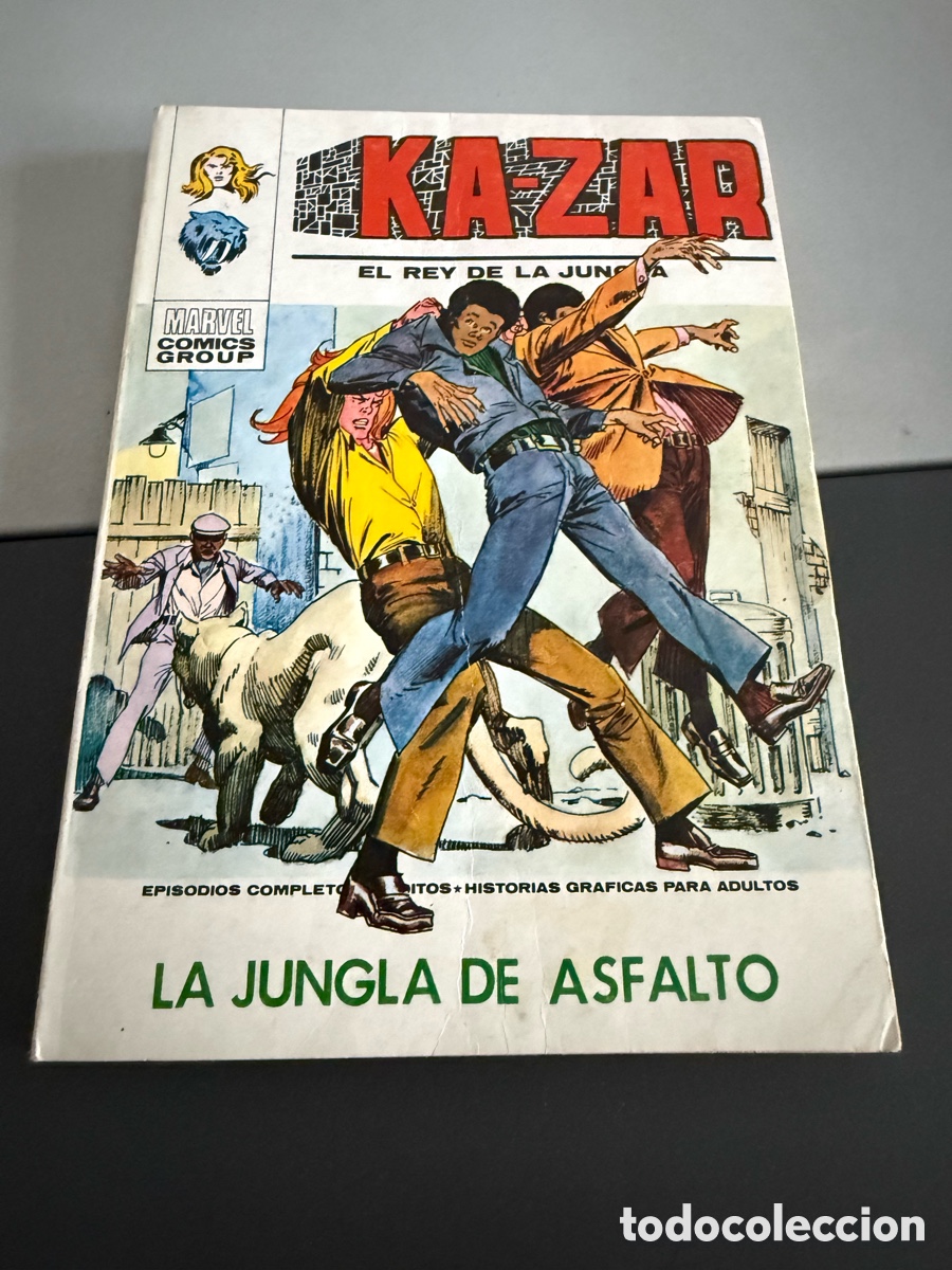 C&oacute;mics: KA-ZAR. EL REY DE LA JUNGLA. V 1. N 5. V&eacute;rtice. Taco