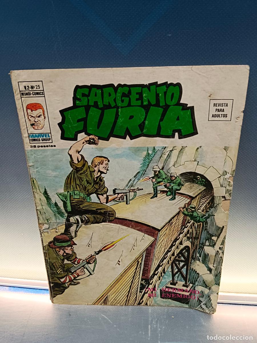 C&oacute;mics: tebeo, SARGENTO FURIA N&ordm; 25 V.2 MUNDI C&Oacute;MICS, EDITORIAL VERTICE, 1974