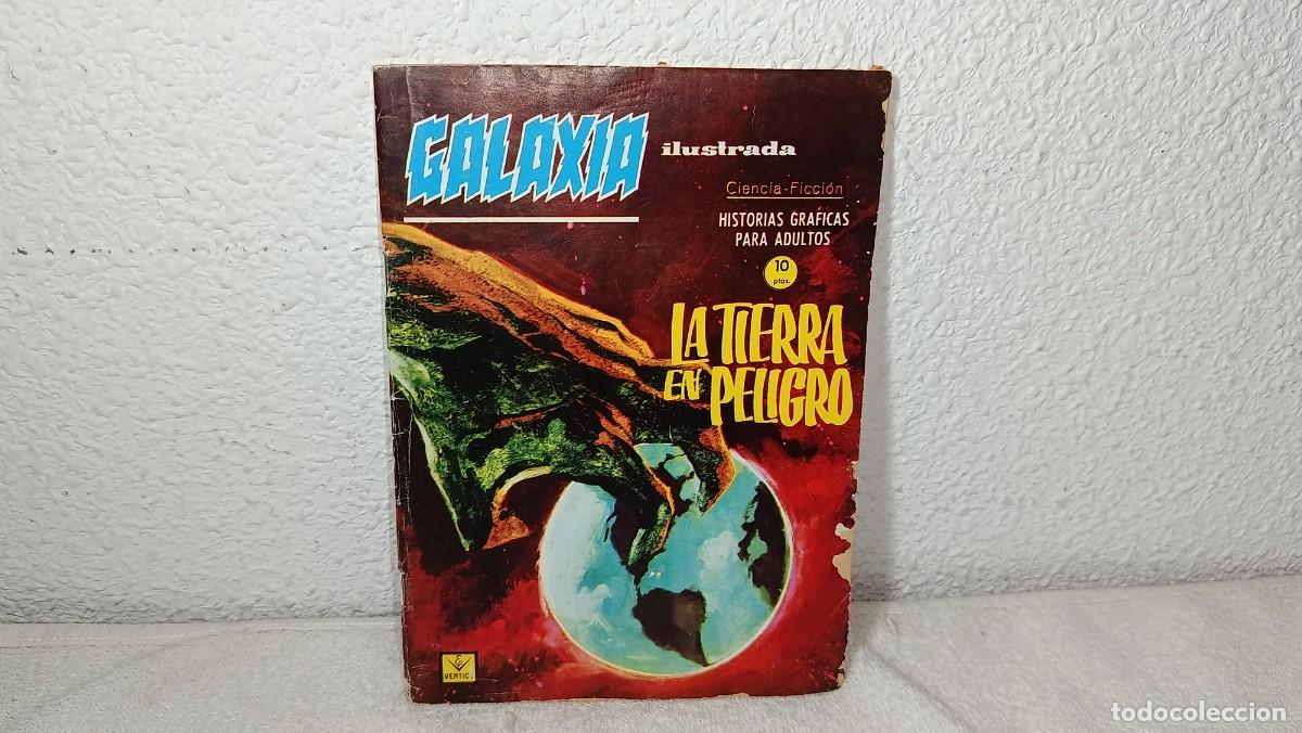C&oacute;mics: VERTICE : ANTIGUO COMIC N&ordm; 21 GALAXIA ILUSTRADA - LA TIERRA EN PELIGRO - FORMATO GRAPA A&Ntilde;OS 70