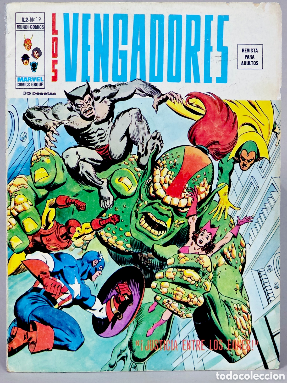 C&oacute;mics: C&Oacute;MIC LOS VENGADORES 19 JUSTICIA ENTRE LOS EONES VOL.2 VERTICE MARVEL VOLUMEN NORMAL ESTADO