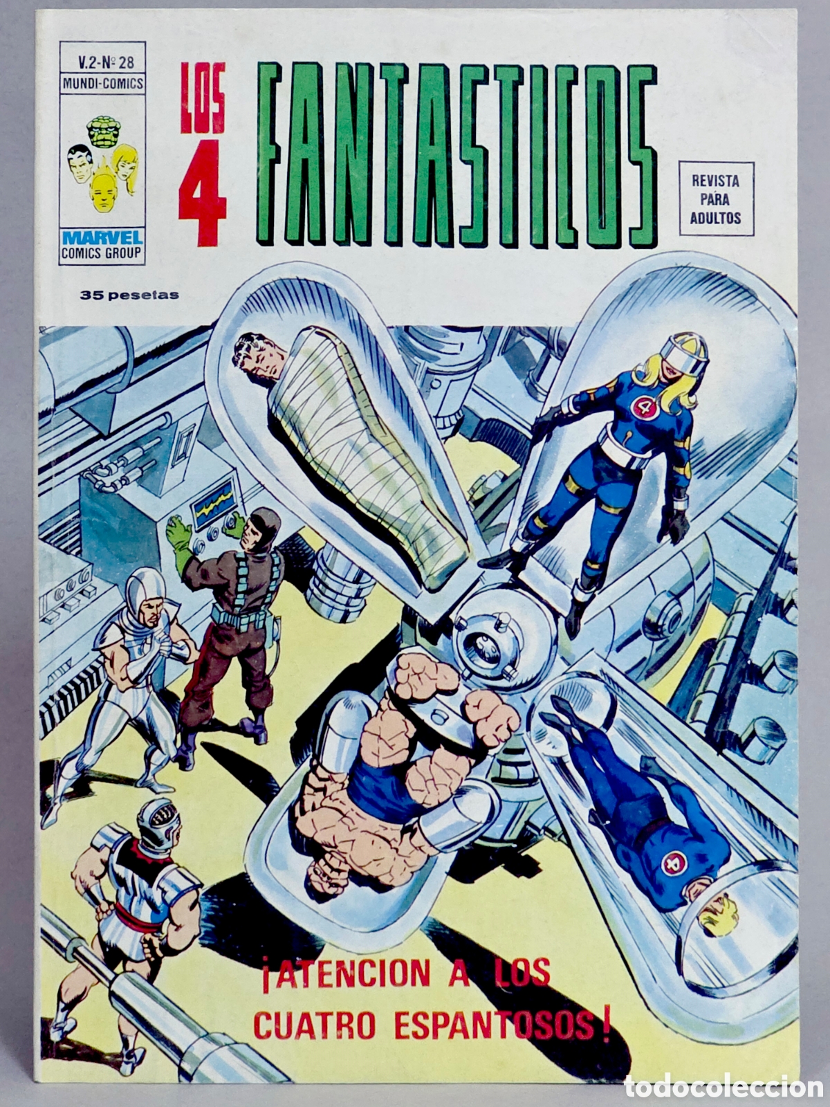 C&oacute;mics: C&Oacute;MIC LOS 4 FANTASTICOS 28 CUATRO ESPANTOSOS VOL.3 VERTICE MARVEL VOLUMEN MUY BUEN ESTADO