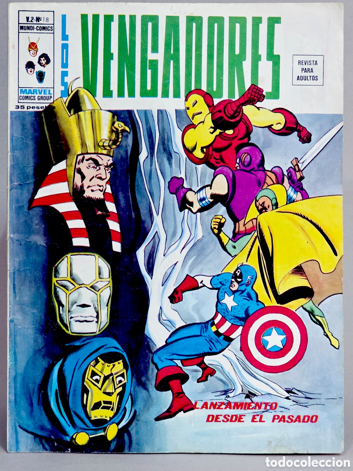 C&oacute;mics: C&Oacute;MIC LOS VENGADORES 18 LANZAMIENTO DESDE EL PASADO VOL.2 VERTICE MARVEL VOLUMEN MUY BUEN ESTADO