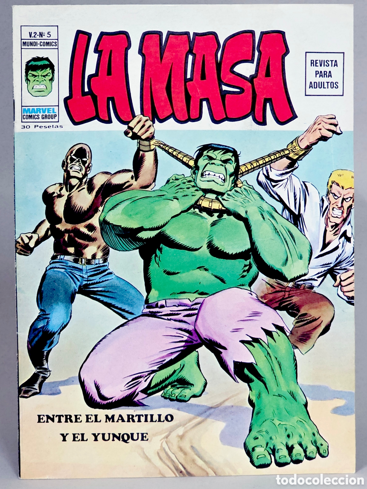 C&oacute;mics: C&Oacute;MIC LA MASA 5 ENTRE EL MARTILLO Y EL YUNQUE VOL.2 VERTICE MARVEL VOLUMEN DE KIOSCO ESTADO