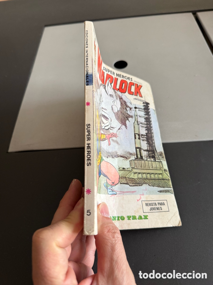 C&oacute;mics: SUPER H&Eacute;ROES. V 1. N 5. WARLOCK. V&Eacute;RTICE - Foto 2