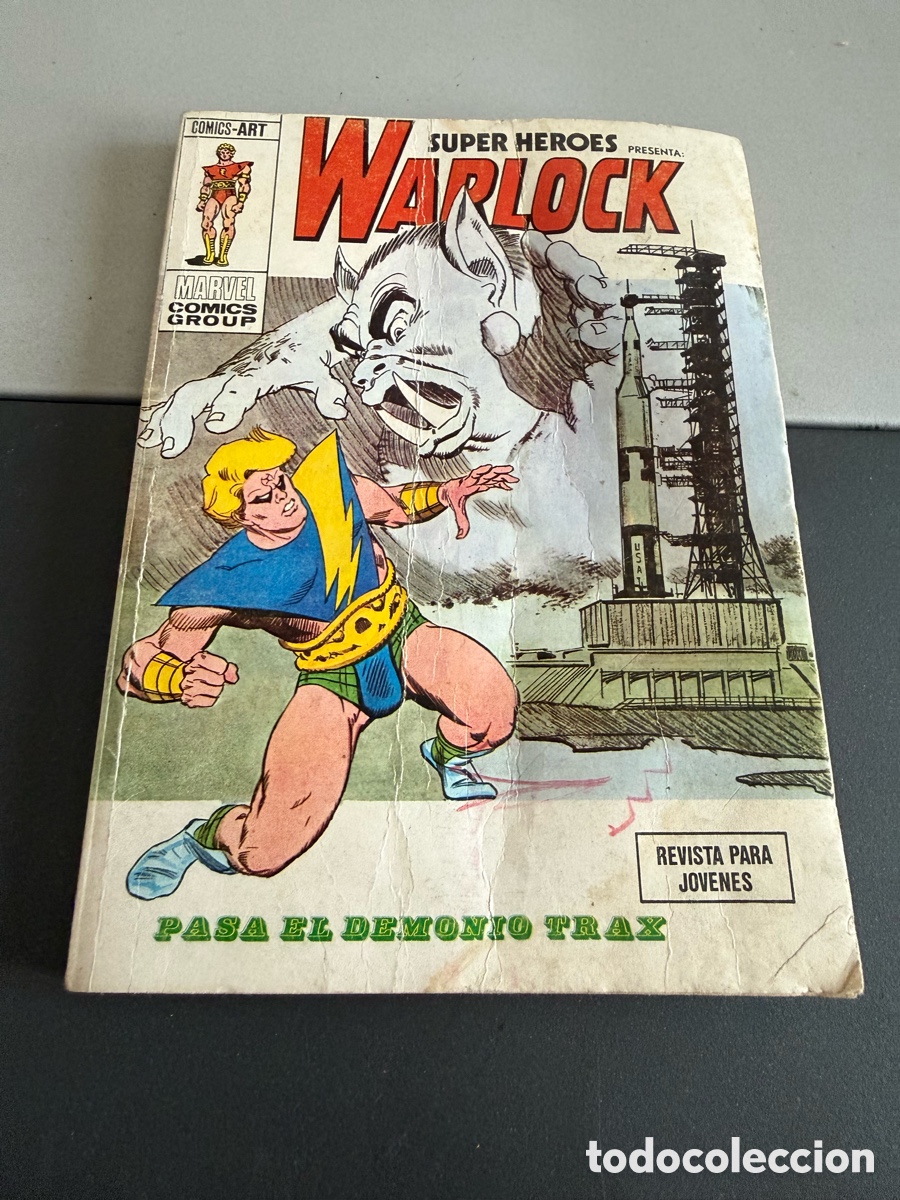C&oacute;mics: SUPER H&Eacute;ROES. V 1. N 5. WARLOCK. V&Eacute;RTICE - Foto 1