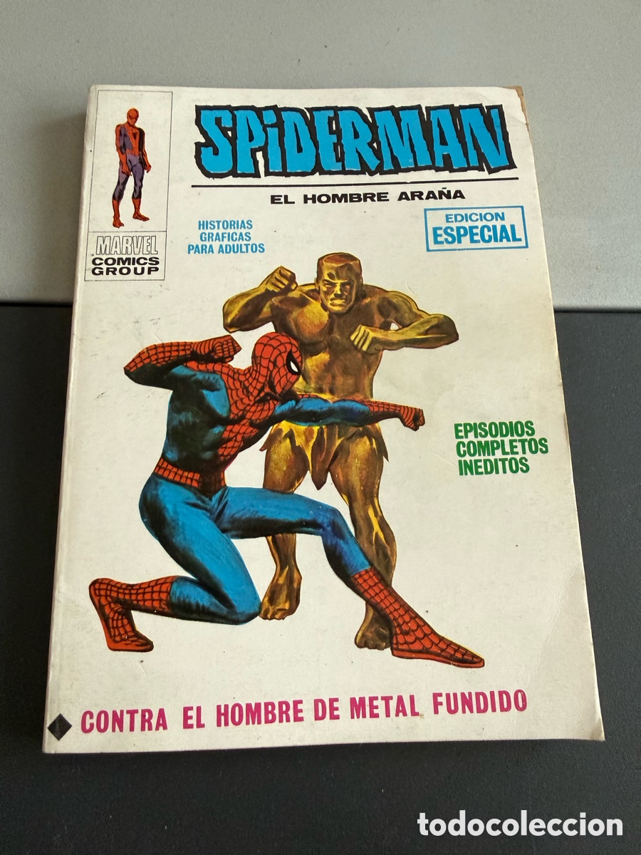 C&oacute;mics: SPIDERMAN. V 1 N 11. V&Eacute;RTICE. Contra el Hombre de Metal Fundido