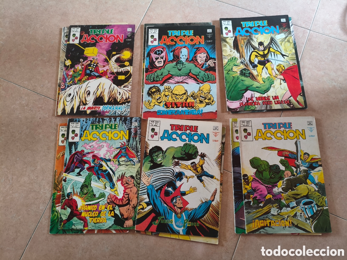 C&oacute;mics: Triple acci&oacute;n 23 n&uacute;meros completa defensores vertice - Foto 2