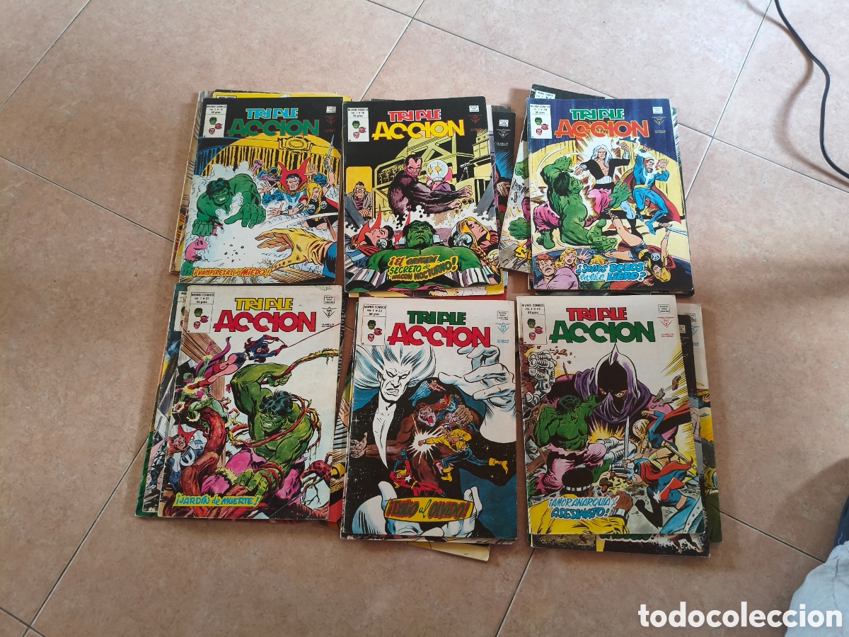 C&oacute;mics: Triple acci&oacute;n 23 n&uacute;meros completa defensores vertice - Foto 4