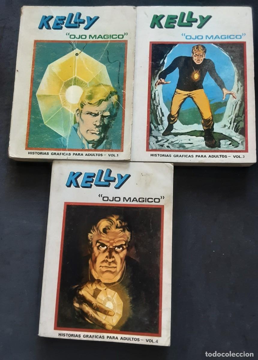 Comics: KELLY &rdquo; OJO MAGICO &rdquo; , EDICION ESPECIAL # EDICIONES VERTICE 1972 # LOTE DE 3 UD # LOPEZ ESPI
