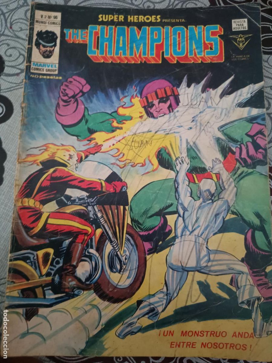 C&oacute;mics: SUPER HEROES N&ordm; 96 THE CHAMPIONS MUNDICOMICS VERTICE
