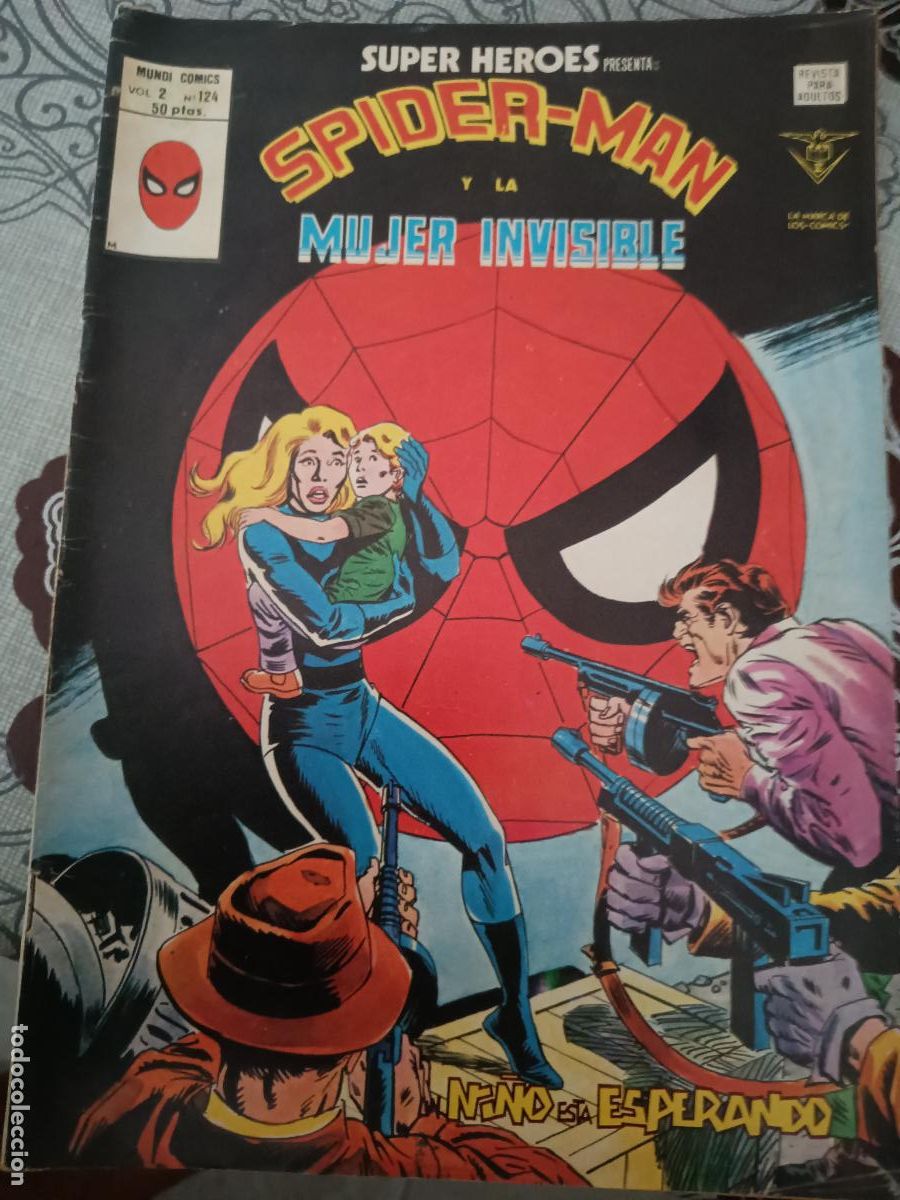 C&oacute;mics: SUPER HEROES N&ordm; 124 SPIDERMAN Y LA MUJER INVISIBLE MUNDICOMICS VERTICE