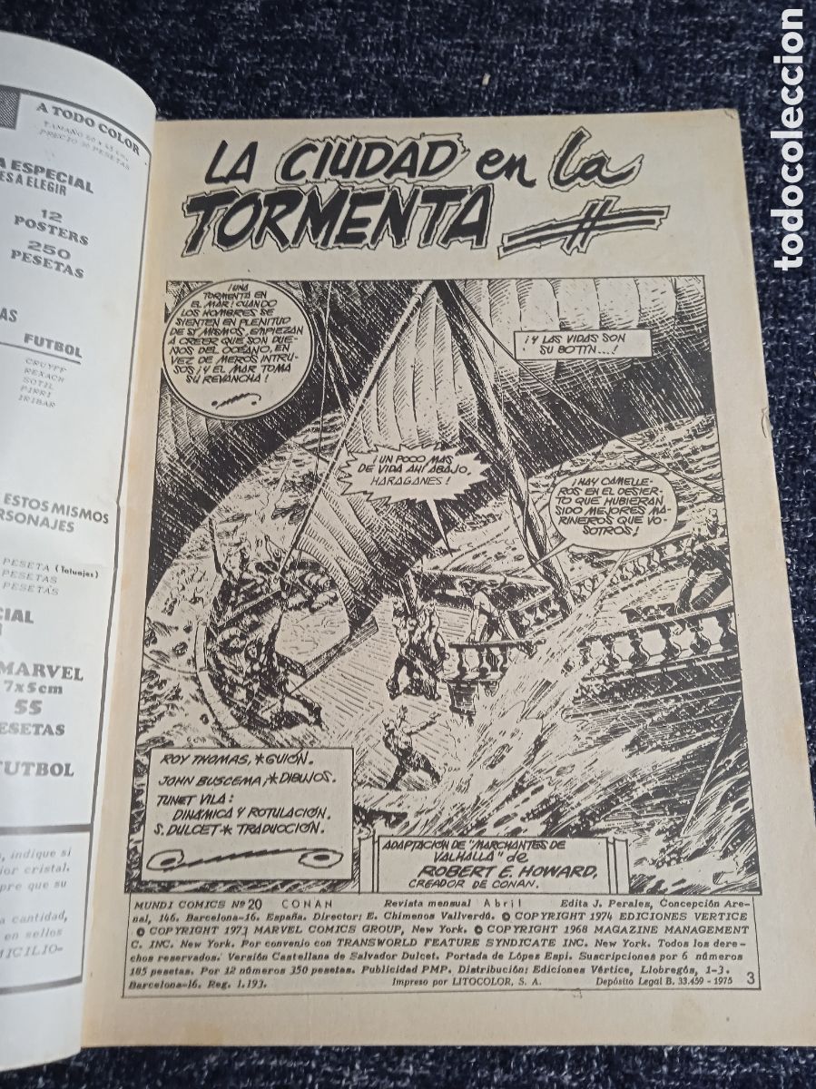 C&oacute;mics: CONAN VOLUMEN 2 N&ordm; 20 ( VERTICE ) - Foto 2