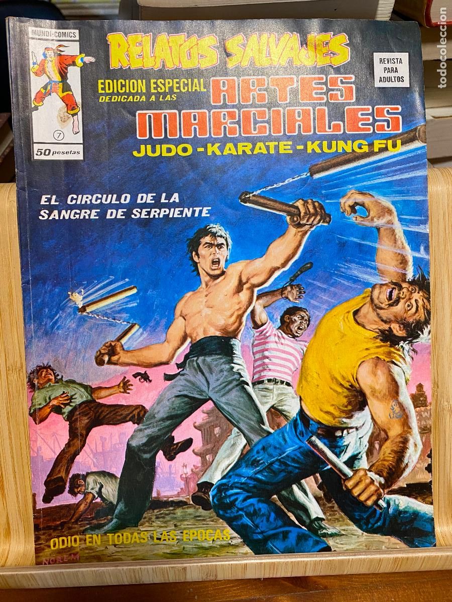 C&oacute;mics: RELATOS SALVAJES. ESPECIAL ARTES MARCIALES N&ordm; 7. V&Eacute;RTICE.