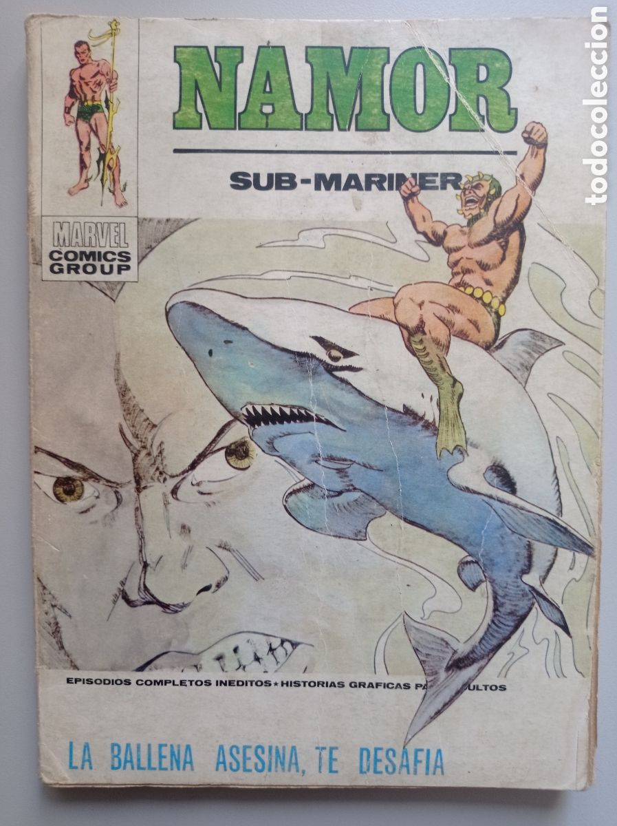 C&oacute;mics: NAMOR. KA BALLENA ASESINA, TE DESAF&Iacute;A. V&Eacute;RTICE. VOL.1. N&ordm; 33.