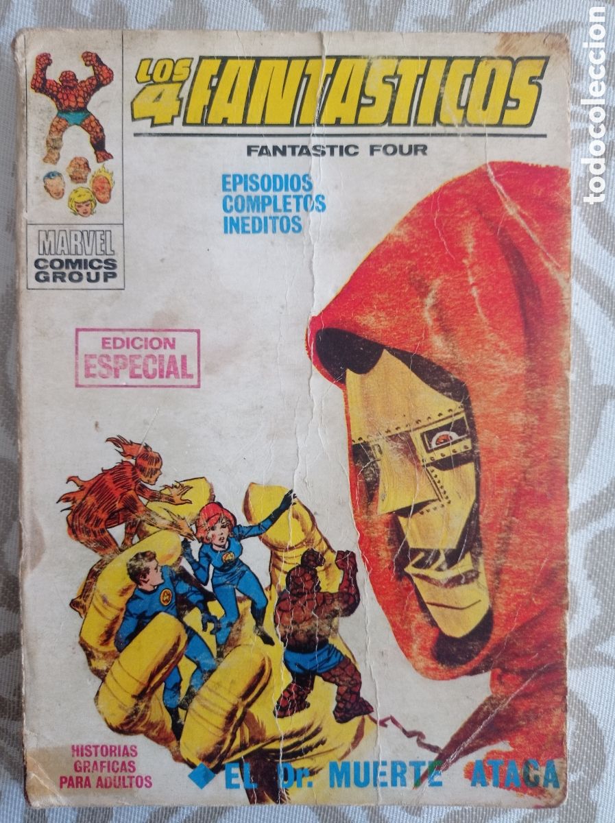 C&oacute;mics: LOS 4 FANT&Aacute;STICOS. EL DOCTOR MUERTE ATACA. V&Eacute;RTICE. VOL. I. N&ordm; 9