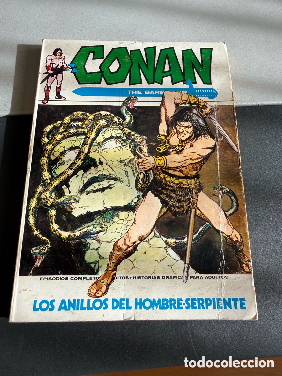 C&oacute;mics: CONAN. V 1 n 4. V&Eacute;RTICE. Taco. Los Anillos del Hombre Serpiente