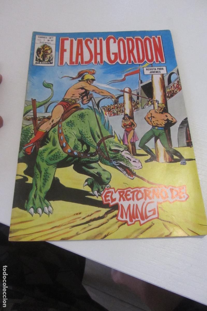 C&oacute;mics: FLASH GORDON VOL.1 N&ordm; 37 V&Eacute;RTICE A&Ntilde;O 1974 arx183