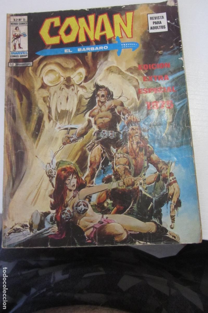 C&oacute;mics: CONAN EL BARBARO. V 2. N&ordm; 6. EDICION EXTRA ESPECIAL 1975 VERTICE ARX185