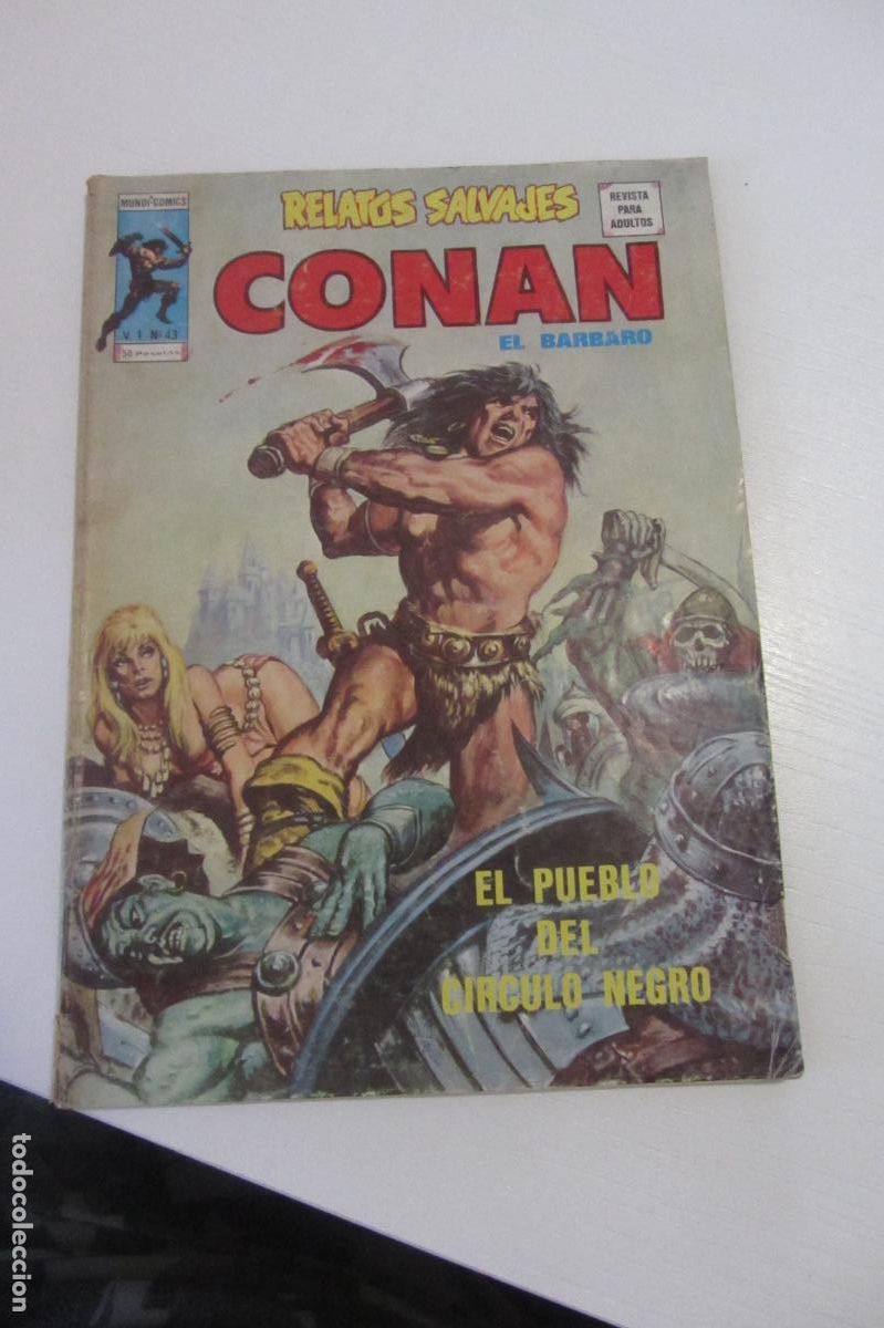 C&oacute;mics: CONAN EL BARBARO . RELATOS SALVAJES VOL 1 N&ordm; 43 EDITORIAL VERTICE ARX187