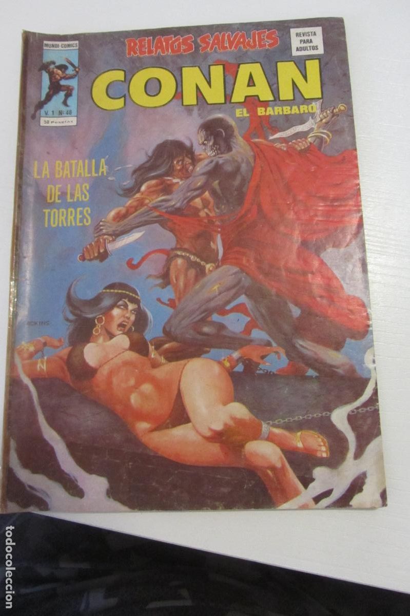 C&oacute;mics: CONAN EL BARBARO . RELATOS SALVAJES VOL 1 N&ordm; 48 EDITORIAL VERTICE ARX187