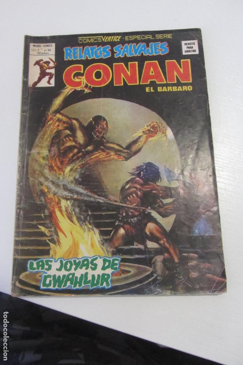 C&oacute;mics: CONAN EL BARBARO . RELATOS SALVAJES VOL 1 N&ordm; 62 EDITORIAL VERTICE ARX187