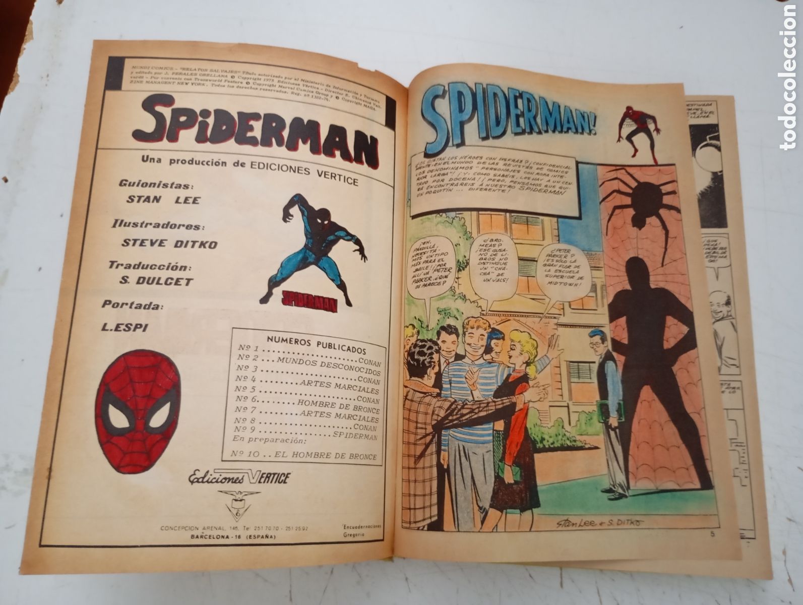 C&oacute;mics: SPIDERMAN - ANTOLOG&Iacute;A DEL COMIC 9 - V&Eacute;RTICE (LEER DESCRIPCI&Oacute;N) - Foto 4