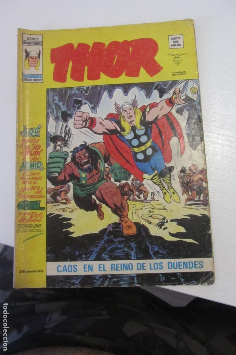 C&oacute;mics: THOR VOL 2 V 2 N&ordm; 30 : CAOS EN EL REINO DE LOS DUENDES MUNDI COMICS VERTICE arx191