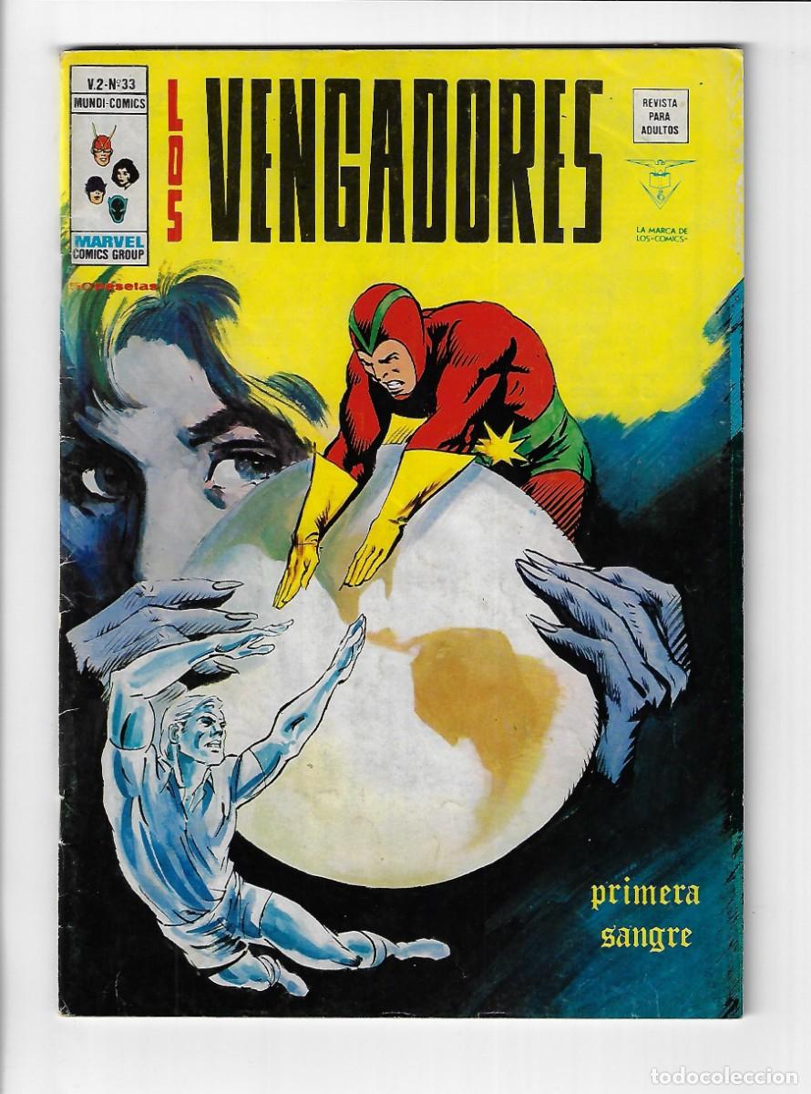 C&oacute;mics: V&eacute;rtice. Los vengadores Vol2. 33. - Foto 1