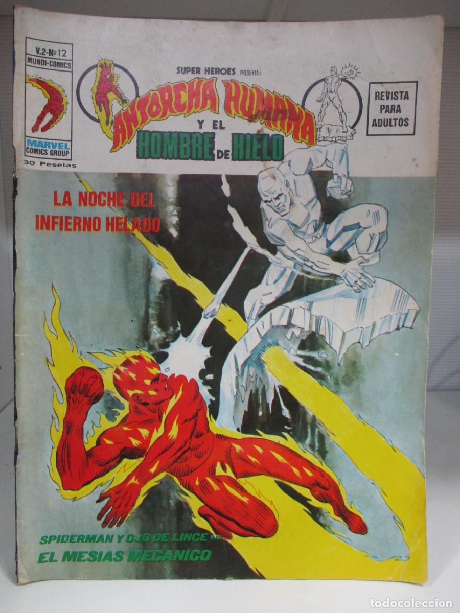 Comics : SUPER HEROES - ANTORCHA HUMANA / HIELO - NUMERO 12 - V.2 - VOLUMEN 2 - VERTICE - MUNDI COMICS