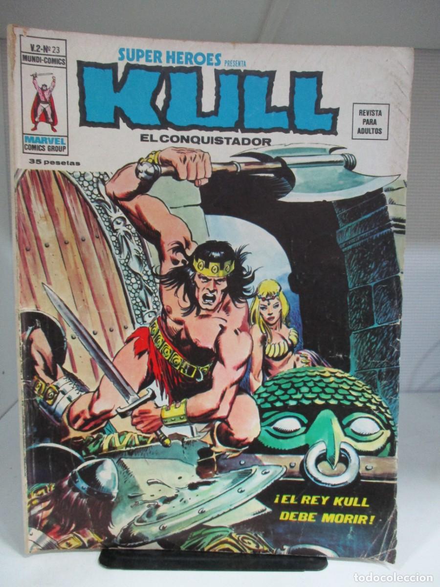 Comics: SUPER HEROES - KULL EL CONQUISTADOR - NUMERO 23 - V.2 - VOLUMEN 2 - VERTICE - MUNDI COMICS