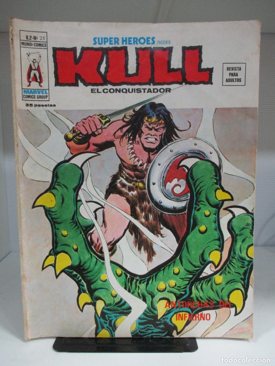 Comics: SUPER HEROES - KULL EL CONQUISTADOR - NUMERO 25 - V.2 - VOLUMEN 2 - VERTICE - MUNDI COMICS