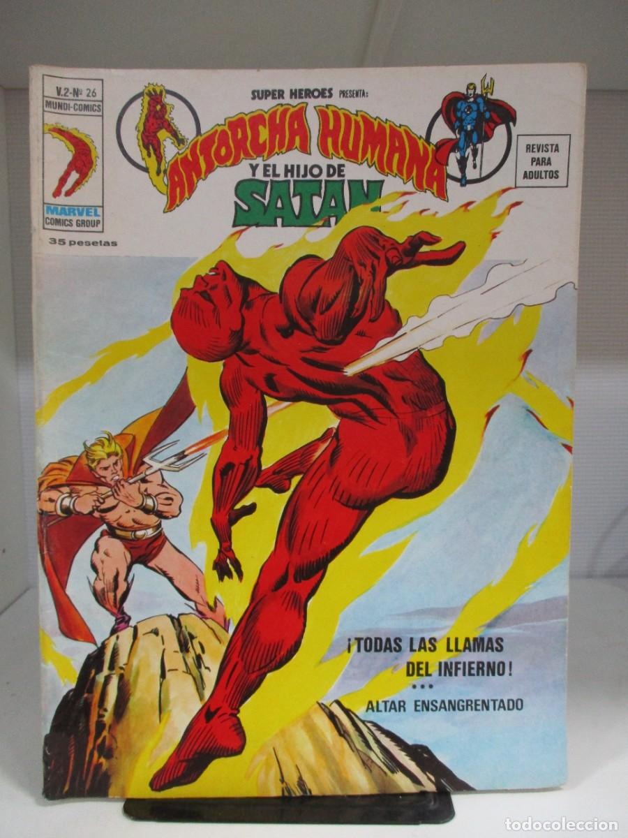 Comics: SUPER HEROES - ANTORCHA - HIJO DE SATAN - NUMERO 26 - V.2 - VOLUMEN 2 - VERTICE - MUNDI COMICS