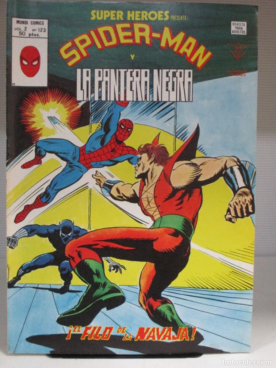 Comics: SUPER HEROES - SPIDERMAN - PANTERA NEGRA - NUMERO 123 - V.2 - VOLUMEN 2 - VERTICE