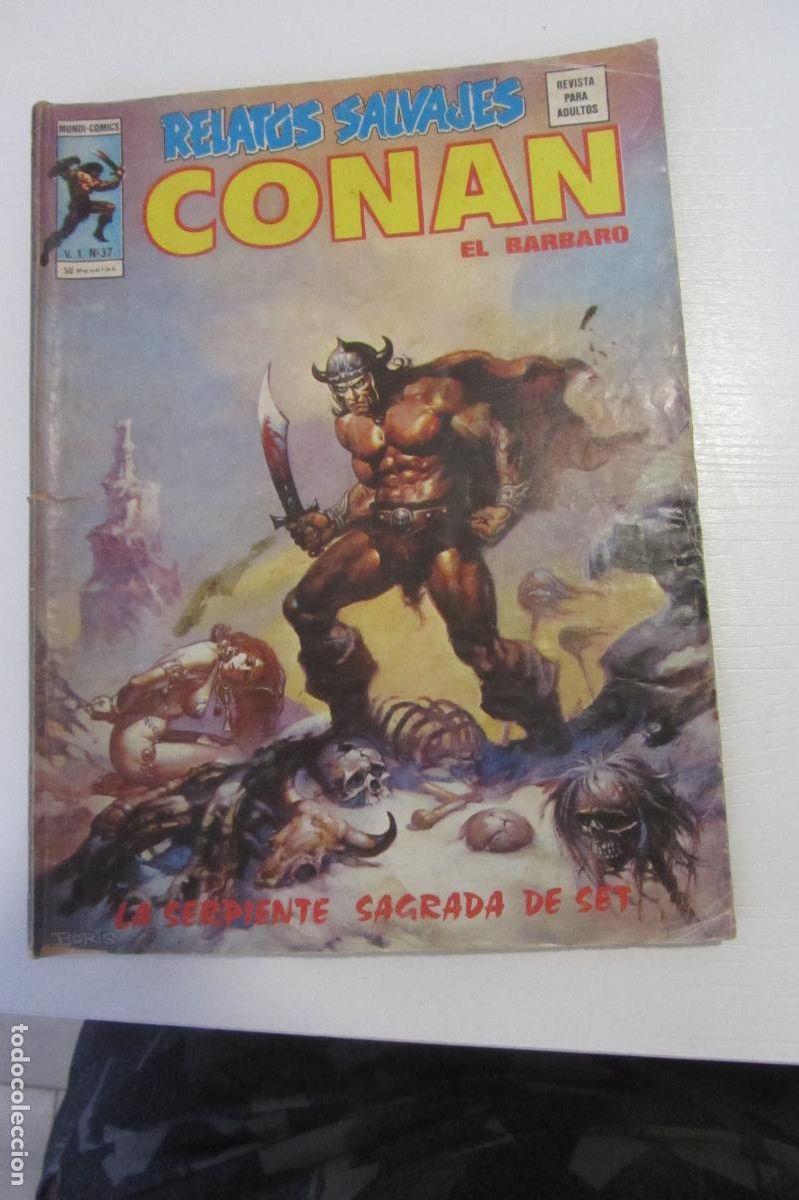 C&oacute;mics: RELATOS SALVAJES N&ordm; 37 CONAN EL BARBARO,(DE 84) VERTICE 1975 ARX191