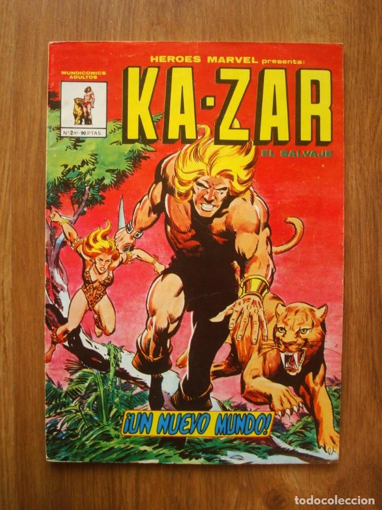 C&oacute;mics: Ka-Zar el salvaje n&ordm; 2 Heroes Marvel presenta Kazar Mundicomics Adultos (Mundi Comics Vertice)